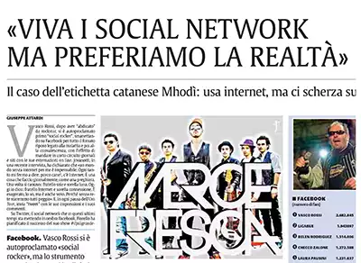 Il caso dell'etichetta catanese Mhodì: usa internet, ma ci scherza su